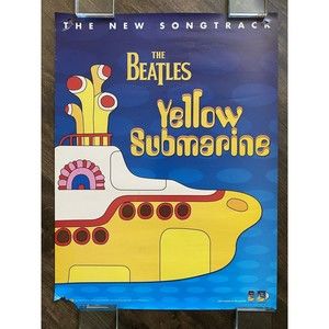 THE BEATLES Poster Yellow Submarine - 1999 Capitol / EMI 2-sided Promo (11)